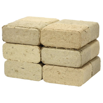 Briquettes en bois carrées Caldo 10 kg