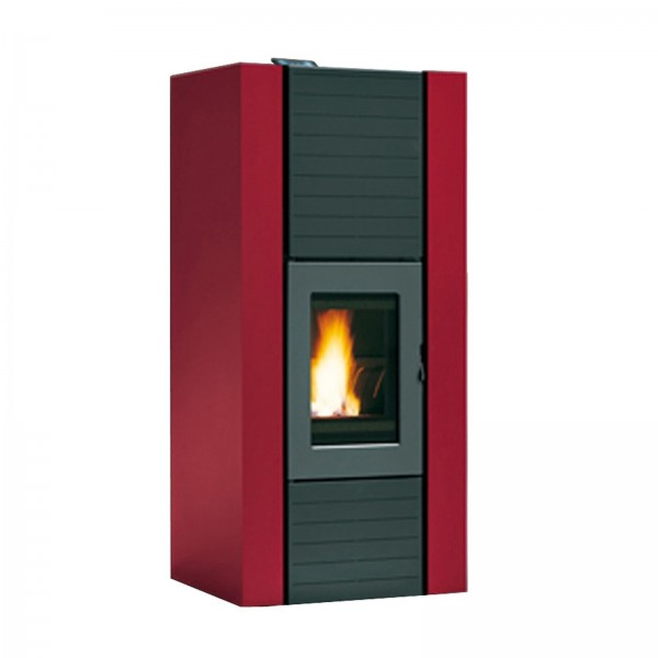 Poêle à pellet granulés Palazzetti MARTINA IDRO Lux 10 ou 15kw Acier