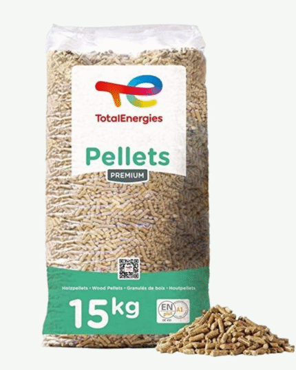 Pellets TotalEnergies 15 kg – 100 % Résineux – ENplus A1 – Qualité Premium